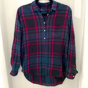 Gap long sleeve top long shirt